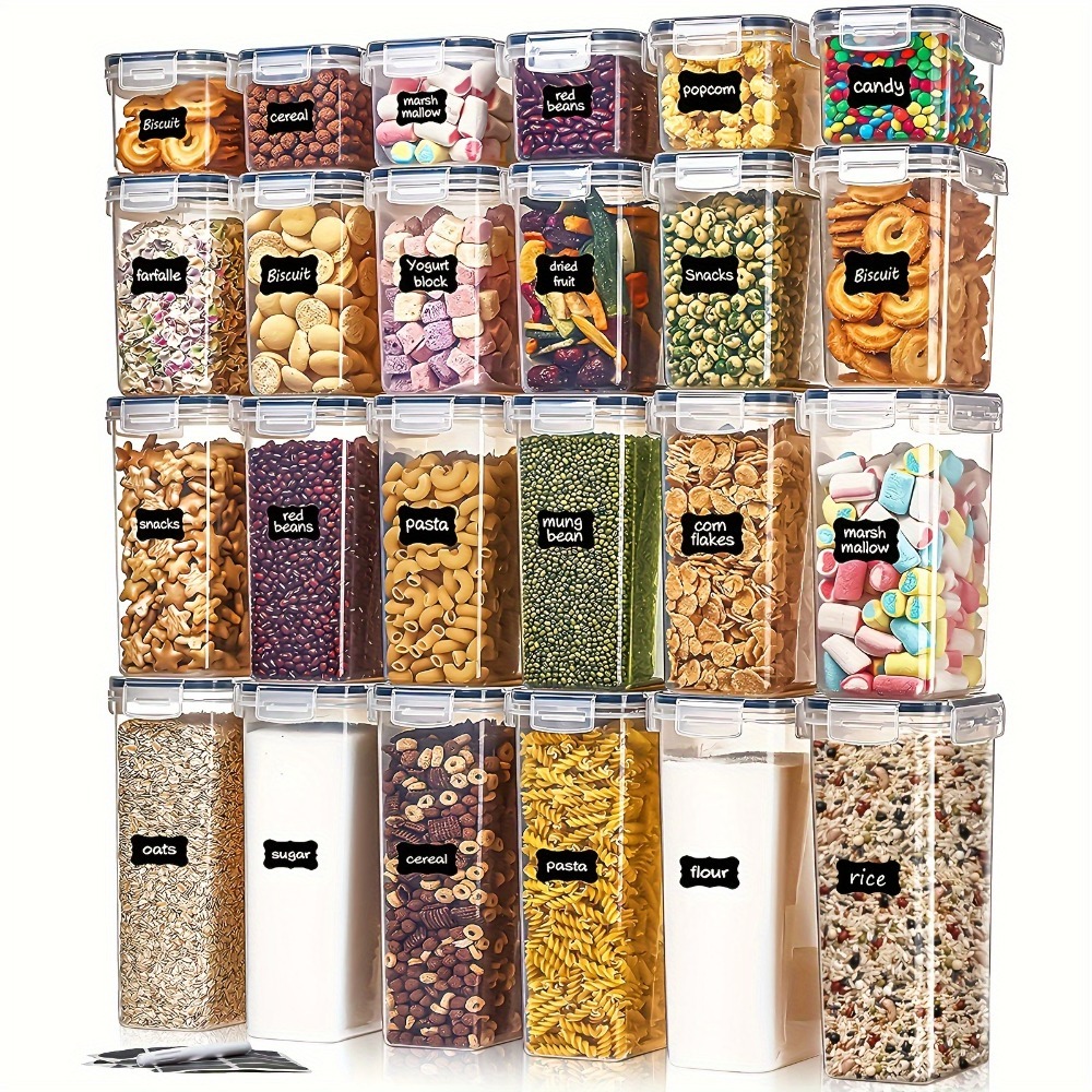 Kitchen Gadgets Organizer - Set di 24 Contenitori per Alimenti: