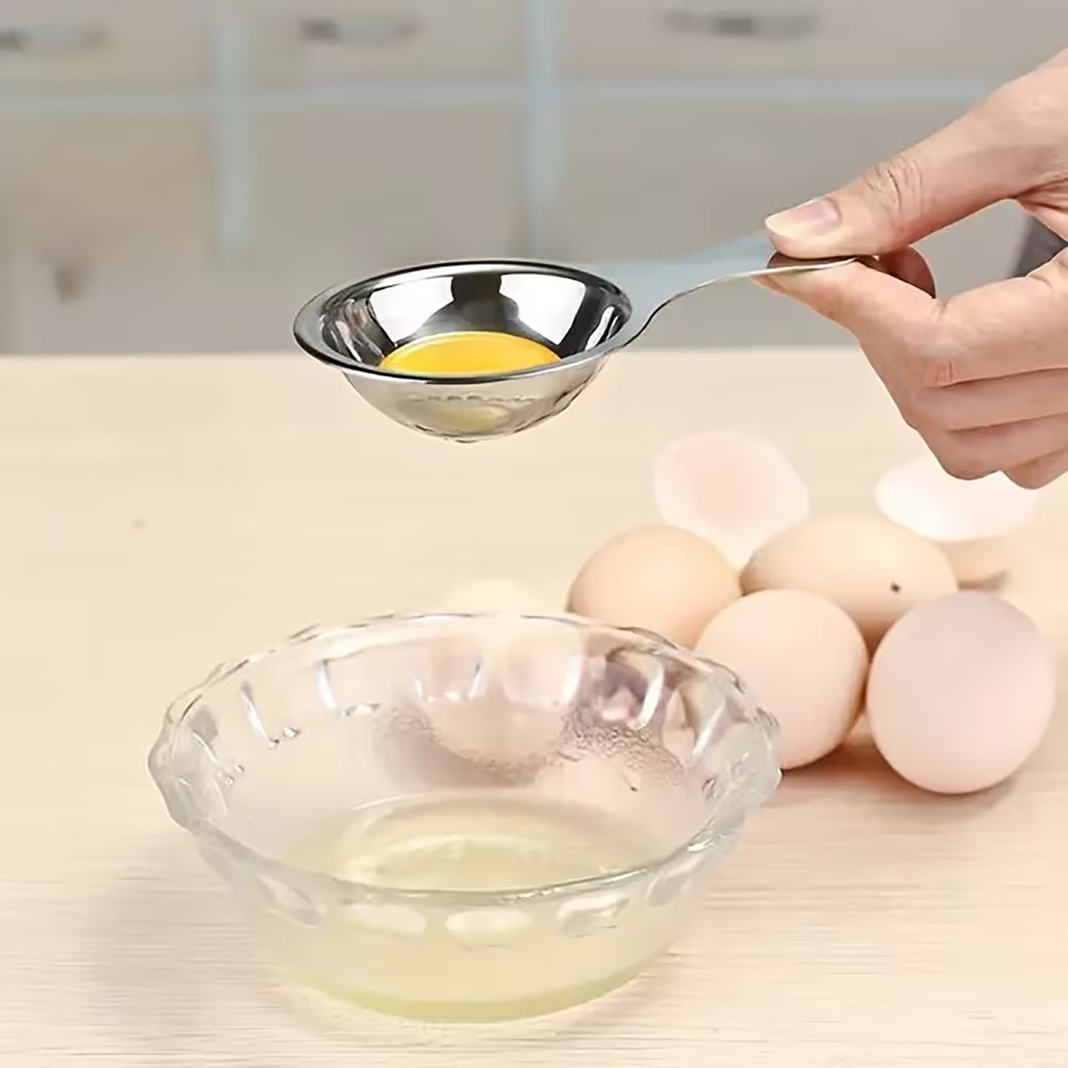 Egg Separator Tool - Separatore per Uova in Acciaio Inox,