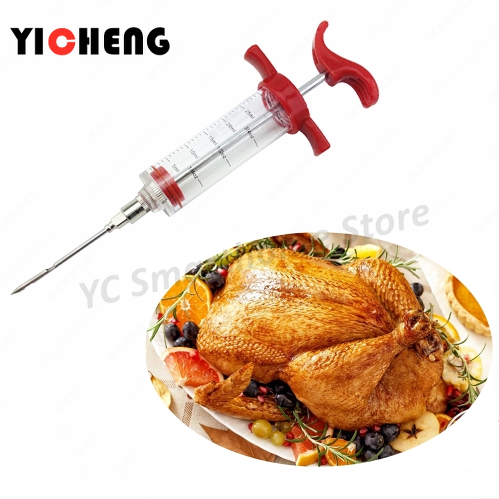 Kitchen Helper Gadgets - 1 pz marinata iniettore condimento siringa