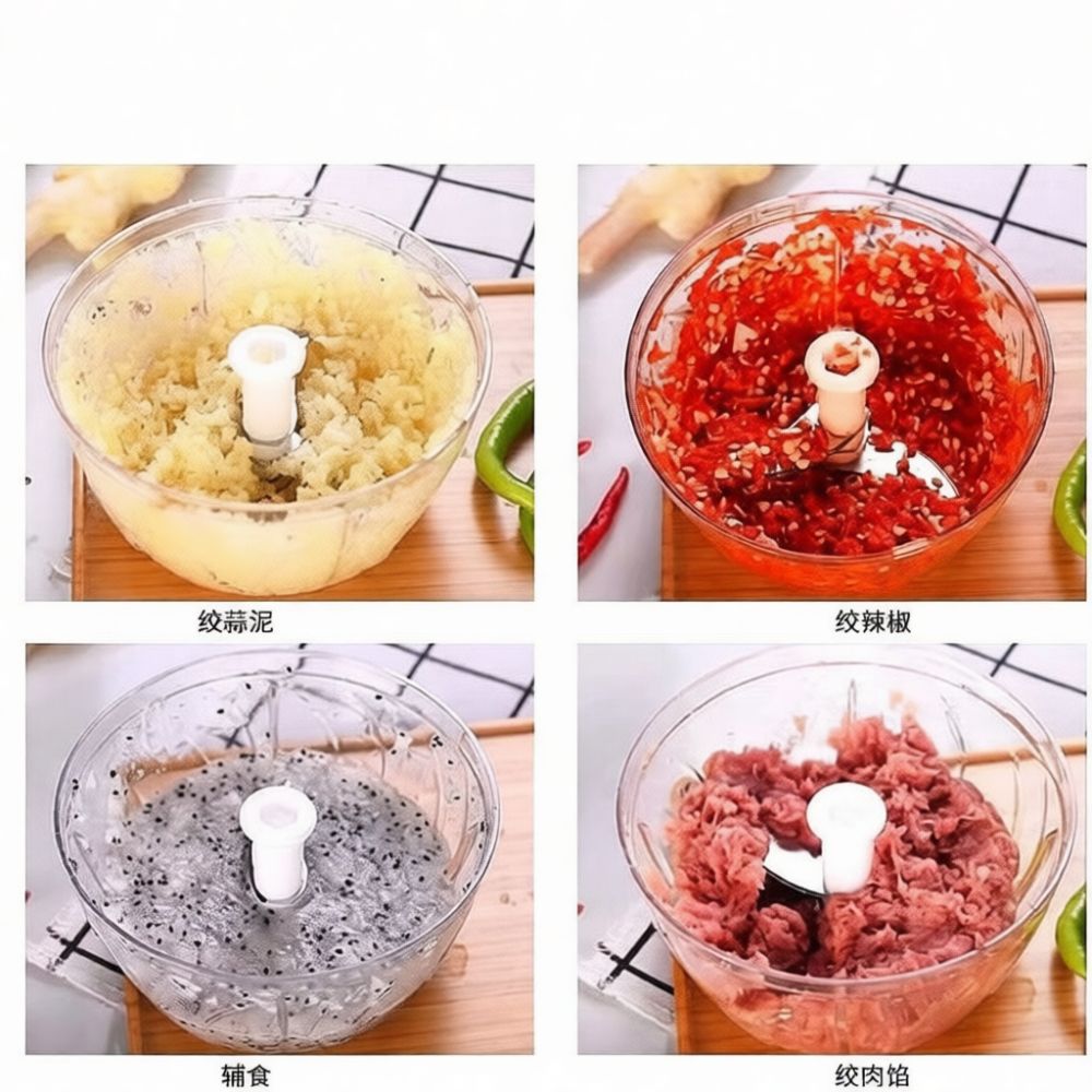 Kitchen Helper Gadgets - Tritatutto manuale per aglio, robot da