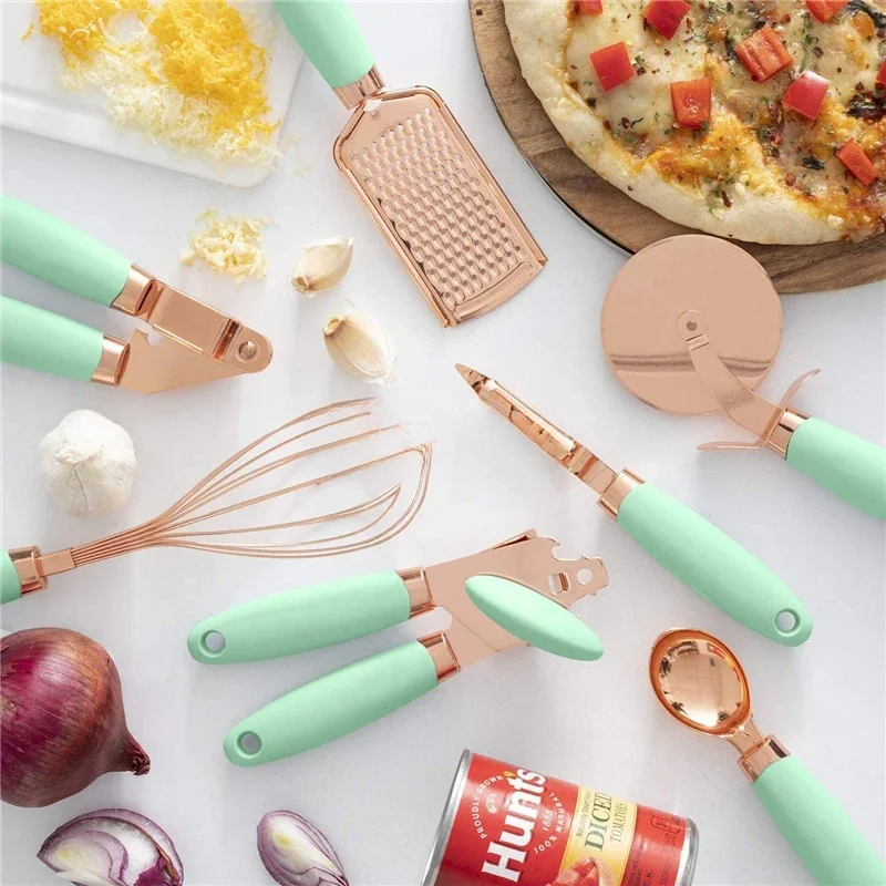 Set di 7 Utensili da Cucina in - Kitchen Gadgets Gold recensione e prezzo