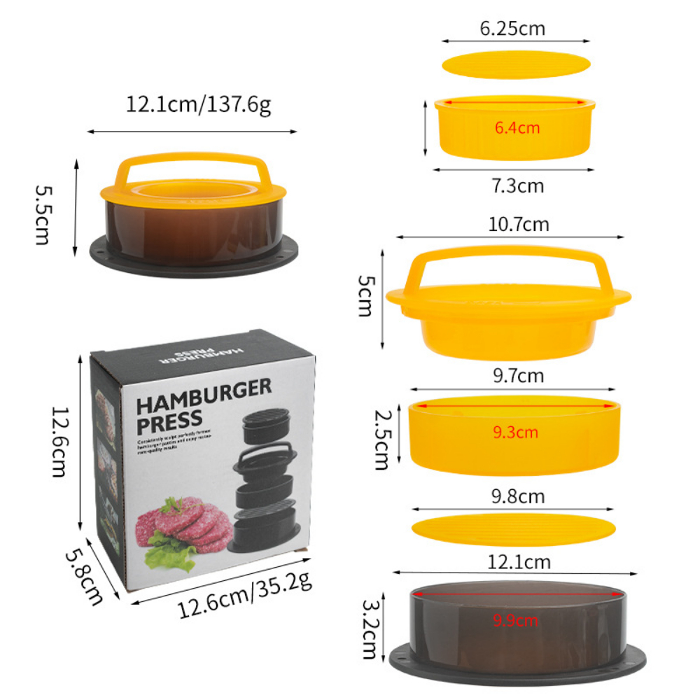 Rotonda Hamburger Burger Press - Kitchen Helper Gadgets recensione e prezzo