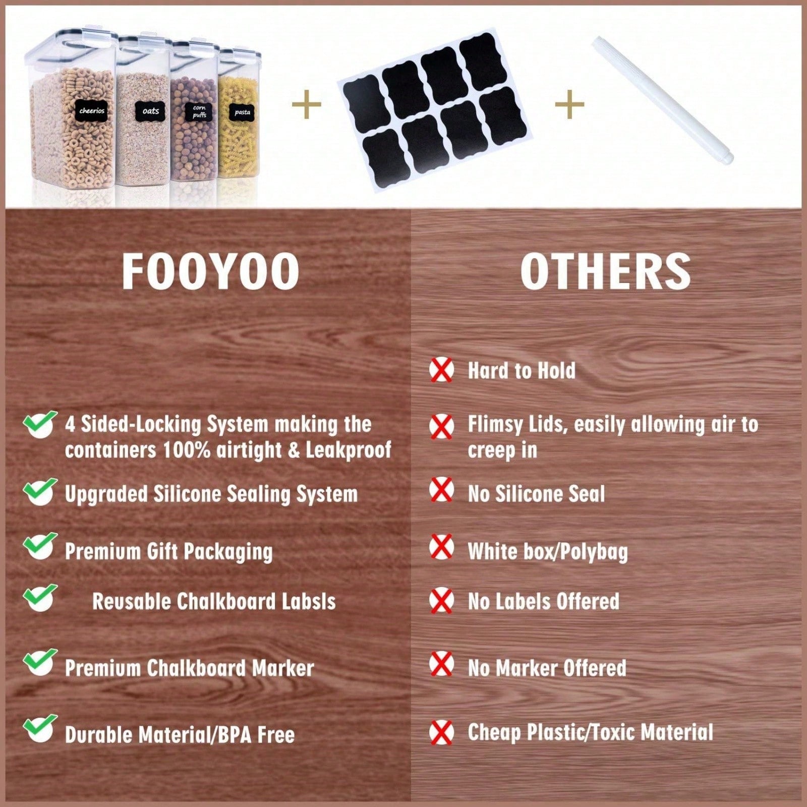 Confezione da 4 contenitori er - Kitchen Gadgets Organizer recensione e prezzo