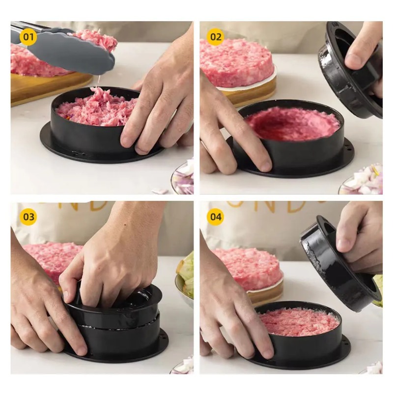 Rotonda Hamburger Burger Press - Kitchen Helper Gadgets recensione e prezzo